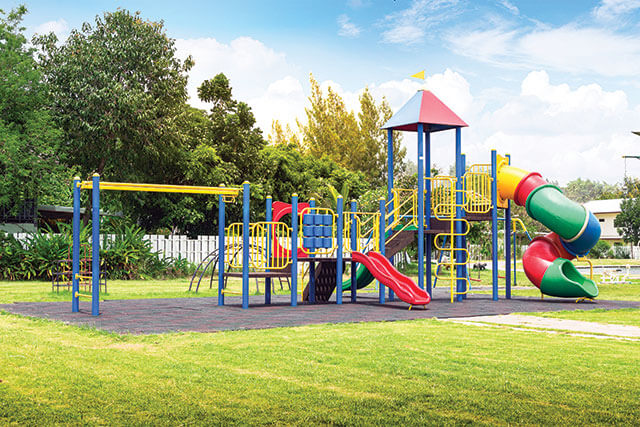 Clean new playground