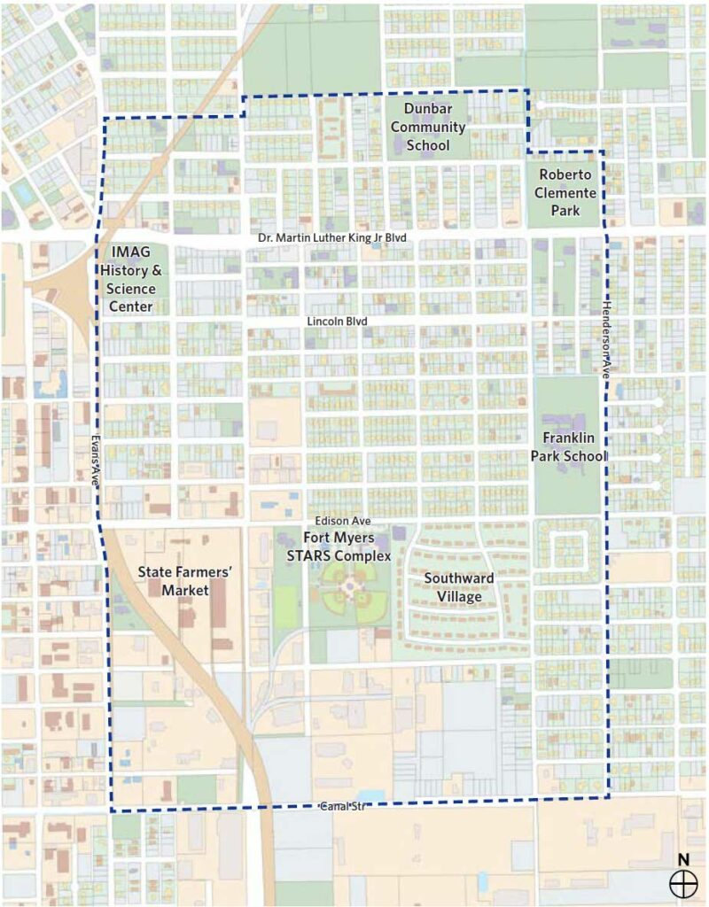 Map of Dunbar